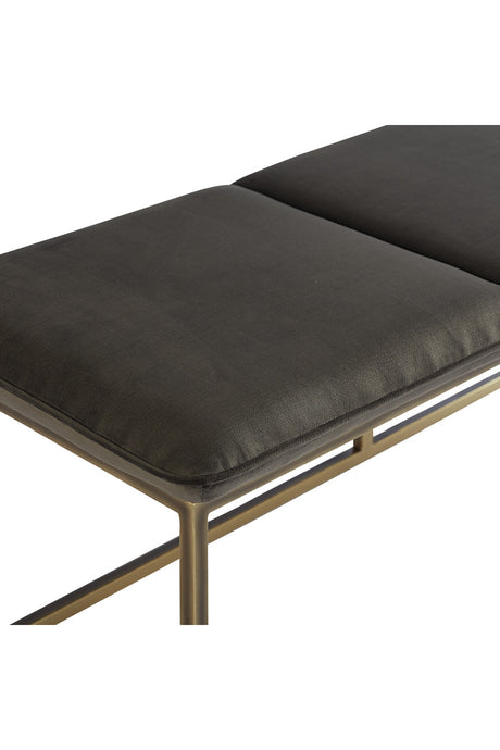 Rustic Bronze Frame Bench by Splendido Alley, alternate view 5