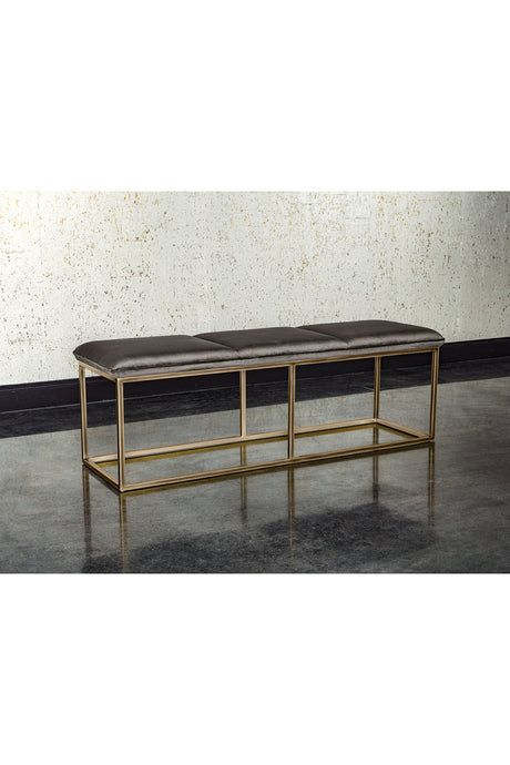 Rustic Bronze Frame Bench by Splendido Alley, alternate view 6