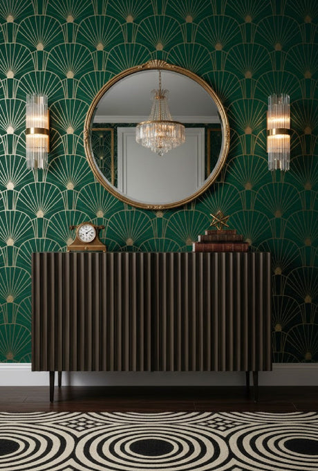 Taupe Fluted Wood Sideboard by Splendido Carlin, alternate view 2