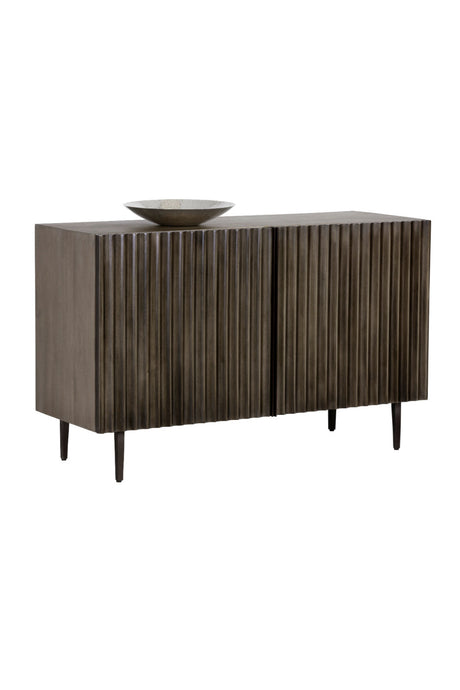 Taupe Fluted Wood Sideboard by Splendido Carlin, alternate view 3