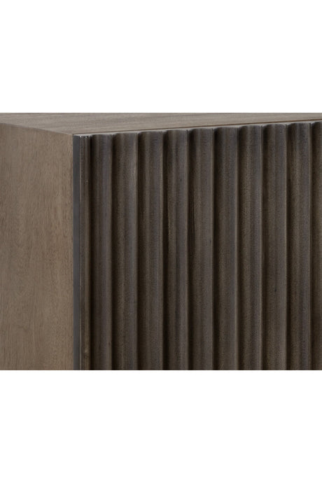 Taupe Fluted Wood Sideboard by Splendido Carlin, alternate view 5