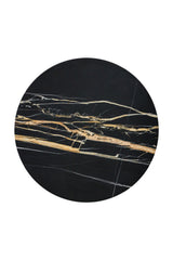 Black Marble Bar Table by Splendido Massie Dining Table, alternate view 5
