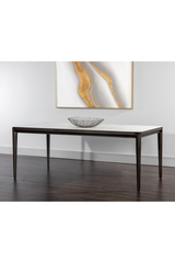 White Ceramic Dining Table by Splendido Queens, alternate view 3