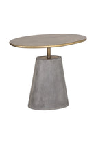 Oval Brass Indoor/Outdoor Side Table by Splendido Kadin, alternate view 8