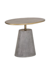 Oval Brass Indoor/Outdoor Side Table by Splendido Kadin, alternate view 8