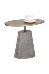 Oval Brass Indoor/Outdoor Side Table by Splendido Kadin, alternate view 10