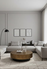 Round Metal Coffee Table by Splendido Bernaby Side Table, alternate view 2