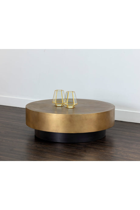 Round Metal Coffee Table by Splendido Bernaby Side Table, alternate view 6