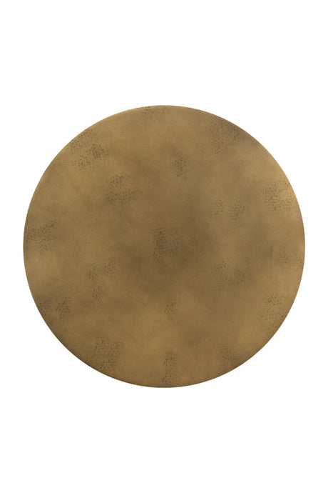 Antique Brass Round End Table by Splendido Bernaby Side Table, alternate view 4