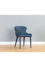 Leather Look Modern Dining Chairs (2) by Splendido Evora, alternate view 20