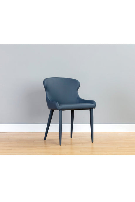 Leather Look Modern Dining Chairs (2) by Splendido Evora, alternate view 20