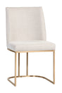 Cream Cantilevered Dining Chairs (2) by Splendido Rayla
