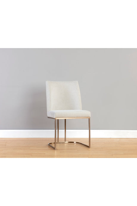 Cream Cantilevered Dining Chairs (2) by Splendido Rayla, alternate view 12