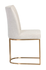 Cream Cantilevered Dining Chairs (2) by Splendido Rayla, alternate view 3