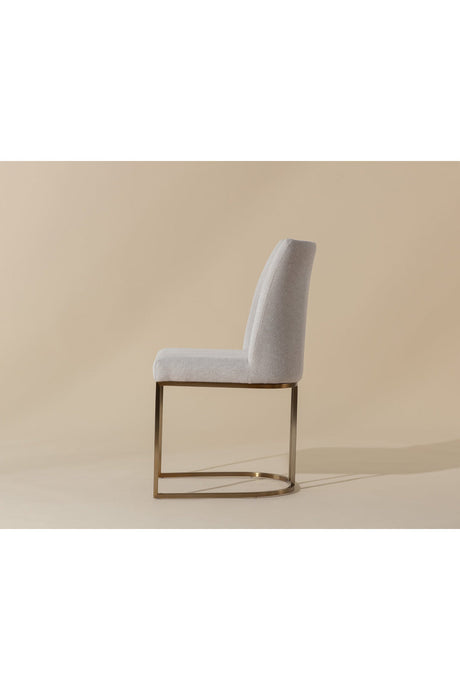 Cream Cantilevered Dining Chairs (2) by Splendido Rayla, alternate view 9