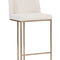 Cantilevered Fabric Counter Stool by Splendido Rayla