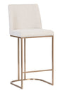 Cantilevered Fabric Counter Stool by Splendido Rayla
