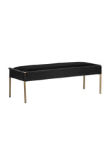 Brass Frame Modern Bench by Splendido Bellevue, alternate view 20