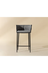 Weaved Back Counter Stool by Splendido Sarai, alternate view 8