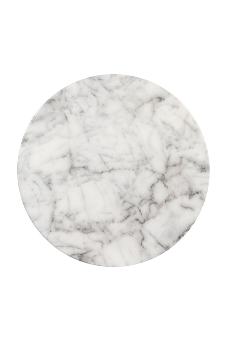 Marble-Look Indoor/Outdoor End Table by Splendido Lucida Side Table, alternate view 4