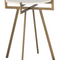 Antique Brass Marble End Table by Splendido Anak Side Table