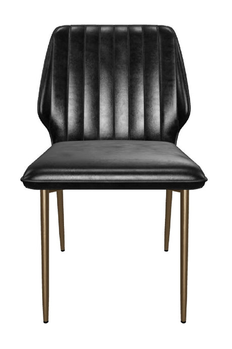 Channeled Leather Look Dining Chairs (2) by Splendido Clinton, alternate view 12