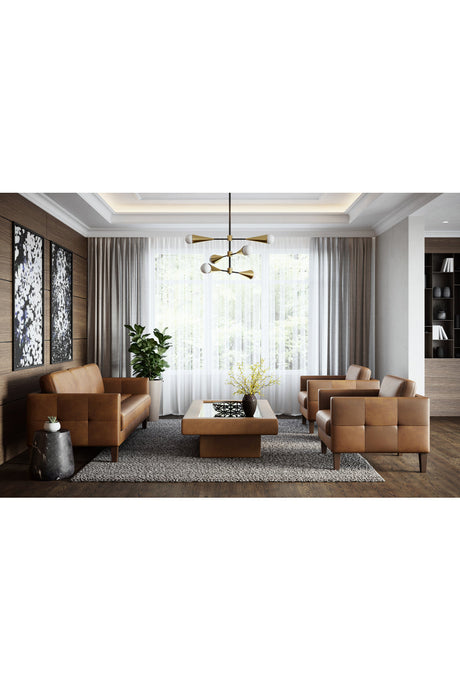 Marble Look Indoor/Outdoor Concrete End Table by Splendido Aries Outdoor Side Table, alternate view 16