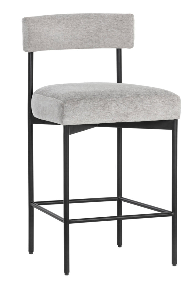Low Back Fabric Counter Stool by Splendido Seneca