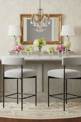 Low Back Fabric Counter Stool by Splendido Seneca, alternate view 2