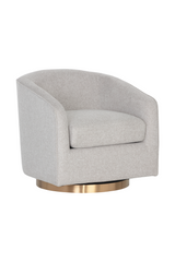 Curved Swivel Lounge Chair by Splendido Hazel Accent Chair