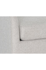Curved Swivel Lounge Chair by Splendido Hazel Accent Chair, alternate view 7