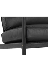 Button-Tufted Leather Lounge Chair by Splendido Gilmore Accent Chair, alternate view 18