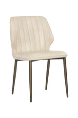 Channeled Leather Look Dining Chairs (2) by Splendido Clinton, alternate view 3