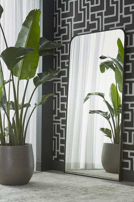 Iron Framed Floor Mirror by Splendido Calabasas, alternate view 9