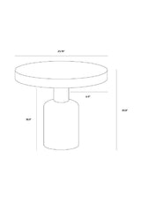 Gray Indoor/Outdoor Side Table by Splendido Elmira, alternate view 8