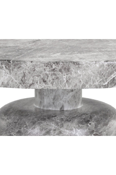 Gray Marble-Look Coffee Table by Splendido Elmira, alternate view 4
