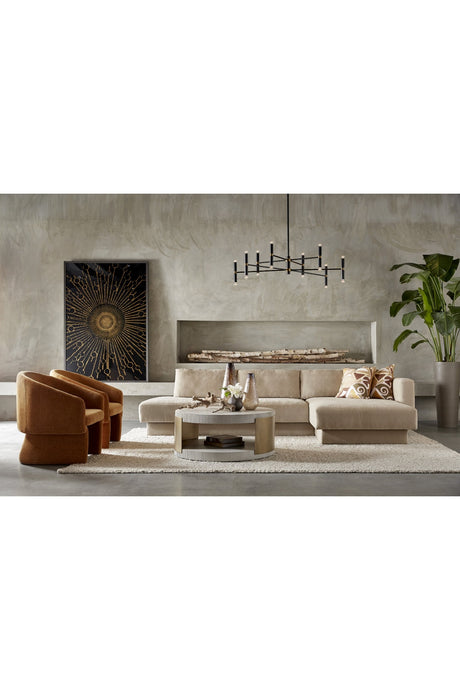 Black Tubes 16-Light Chandelier by Splendido Briggs, alternate view 8