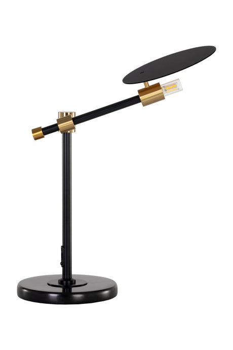 Black Disc Table Lamp by Splendido Neela
