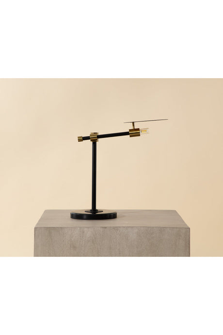 Black Disc Table Lamp by Splendido Neela, alternate view 9