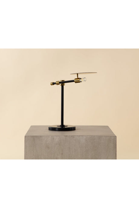 Black Disc Table Lamp by Splendido Neela, alternate view 10