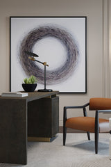 Black Disc Table Lamp by Splendido Neela, alternate view 2