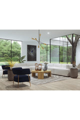 Antique Brass Legs Lounge Chair by Splendido Maestro Accent Chair, alternate view 28