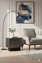 Rectangular Brass Side Table by Splendido Blakely, alternate view 10