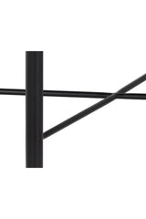 Black Leather Cord Stool by Splendido Riz Accent Stool, alternate view 5