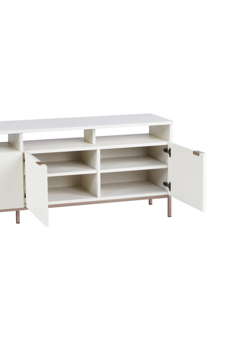 Cream Oak 4-Door Modular Cabinet by Splendido Ambrose, alternate view 5