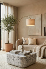 Square Marble-Inspired Coffee Table by Splendido Strut, alternate view 2