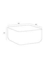 Square Marble-Inspired Coffee Table by Splendido Strut, alternate view 14