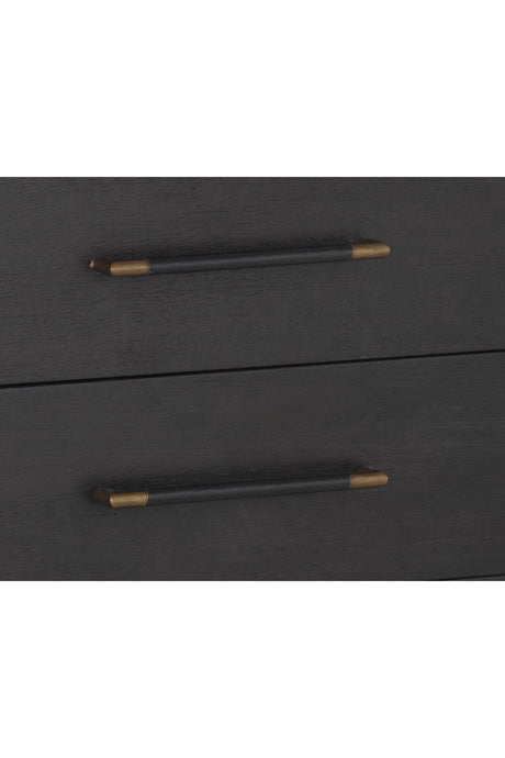 Acacia Veneer 2-Drawer Nightstand by Splendido Weldrick, alternate view 14
