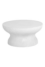 Swirl-Base Concrete Coffee Table by Splendido Cara