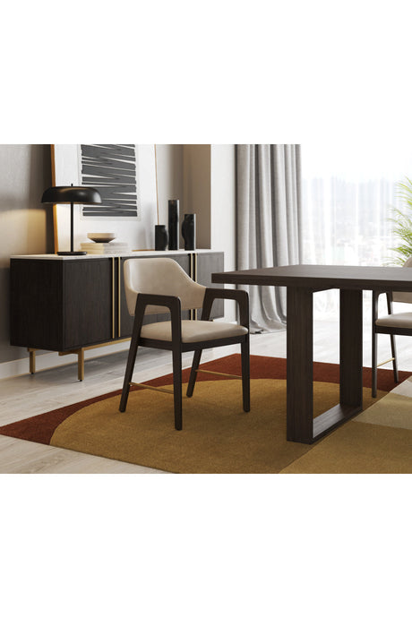 Weathered Oak 4-Door Sideboard by Splendido Briar, alternate view 7